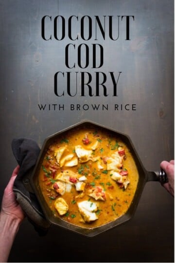 Easy Coconut Cod Curry with Brown Rice - Pass Me Some Tasty