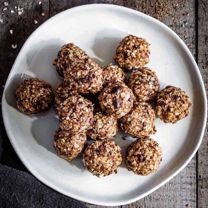No Bake Oatmeal Cookie Energy Bites Pass Me Some Tasty