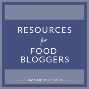 Resources for food bloggers