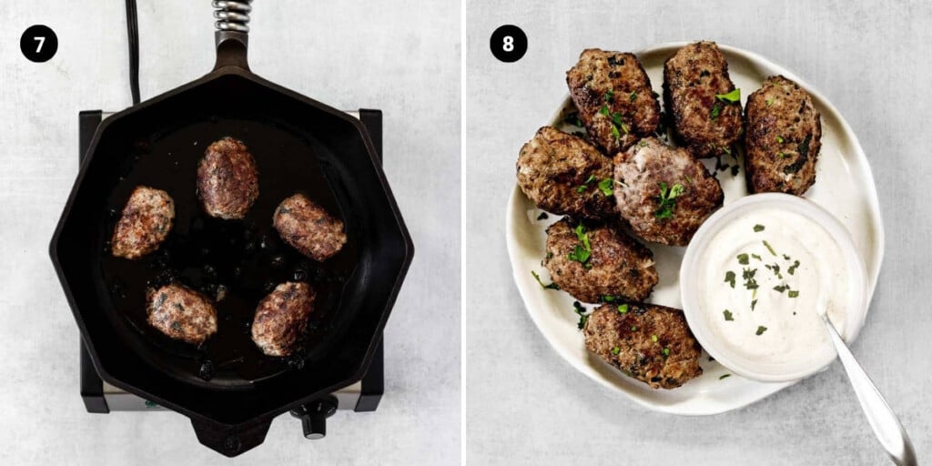 Beef Kofta with Greek Yogurt Sauce Pass Me Some Tasty