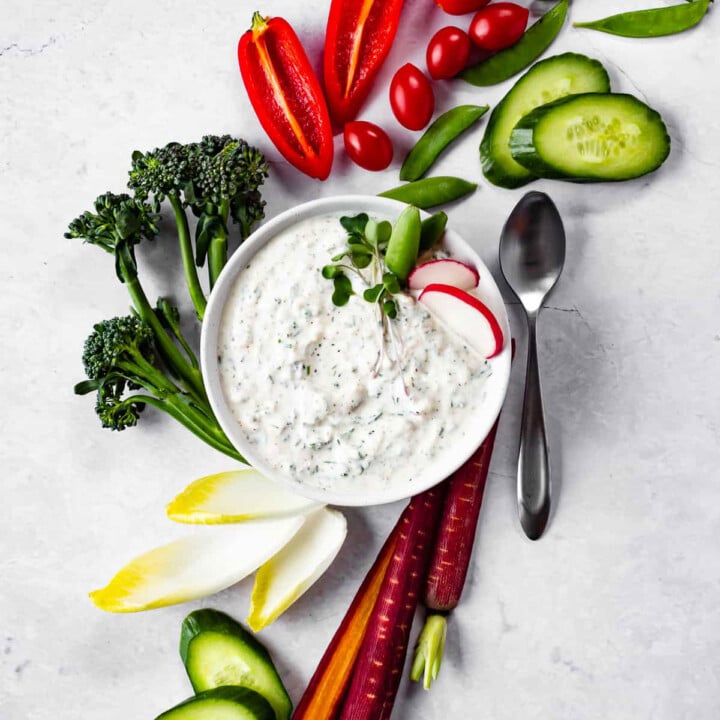 Greek Yogurt Ranch Dip - Pass Me Some Tasty